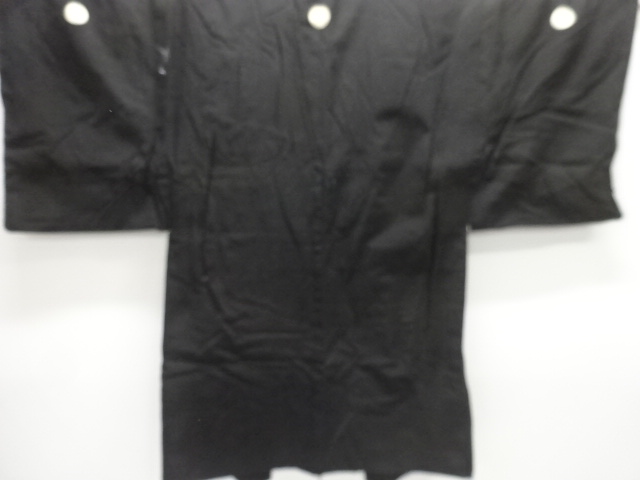 JAPANESE KIMONO / ANTIQUE MENS HAORI / COTTON